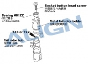 Tail Rotor Hub Set for T-Rex 250