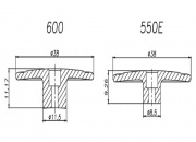 Metal Head Stopper - Silver for T-Rex 550E