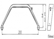 New Landing Skid for T-Rex 600