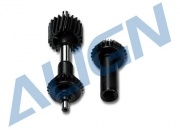 M1 Torque Tube Front Drive Gear Set - 22T for T-Rex 700E/800E