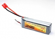 RAIDEN 11.1v 2400mAh 28/40C Li-Polymer battery w/ 3.5mm Banana Plug