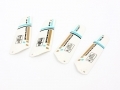 Copter Hawk X RAY Metal RC Helicopter Main Rotor Blades (Blue)