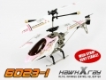 Copter Hawk X RAY 3ch Metal Infrared RC Helicopter w/ Gyro (Pink Color)