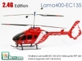 Walkera LAMA400-EC135 Metal Edition 4ch RC Helicopter RTF Kit (for beginner) 2.4G!