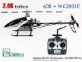 2.4G Walkera 60B Aluminum Brushless Edition w/ 8ch WK-2801Pro Transmitter RTF Combo