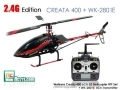 2.4G Walkera Creata400 Aluminum Brushless Edition w/ 8ch WK-2801PRO Transmitter RTF Combo (for Intermediate)
