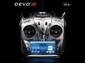 Walkera Devention Devo12 2.4Ghz 12ch Transmitter w/ RX1201 Receiver