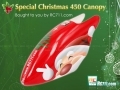 3DPro HeliDynamic® GF Canopy for 450-Class (Xmas Santa Claus)