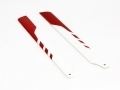 Glass Fibre Main Blades for T-Rex 450 (Red/White)