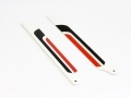 Glass Fibre Main Blades for T-Rex 450 (White/Red/Black)