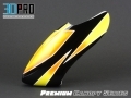 3DPro PREIMUM Painted Glossy Fiberglass Canopy 12 for T-Rex 450PRO