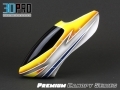 3DPro PREIMUM Painted Glossy Fiberglass Canopy 05 for T-Rex 450PRO