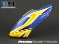 3DPro PREIMUM Painted Glossy Fiberglass Canopy 06 for T-Rex 450PRO