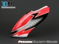 3DPro PREIMUM Painted Glossy Fiberglass Canopy 01 for T-Rex 450PRO