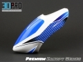 3DPro PREIMUM Painted Glossy Fiberglass Canopy 04 for T-Rex 450PRO