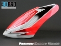3DPro PREIMUM Painted Glossy Fiberglass Canopy 05 for T-Rex 550E