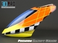 3DPro PREIMUM Painted Glossy Fiberglass Canopy 07 for T-Rex 550E