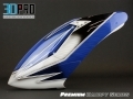 3DPro PREIMUM Painted Glossy Fiberglass Canopy 12 for T-Rex 700E