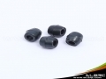 Landing Skid Nut - Black for ALZ/T-Rex 450