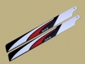 SAB 0223R Red/White/Black 710mm Hard-3D Carbon Blade