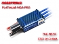 HobbyWing Platinum 100A-PRO Programmable Brushless ESC + connectors