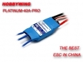 HobbyWing Platinum 40A-PRO Programmable Brushless ESC + connectors