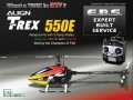 ALIGN T-Rex 550E V2 Super Combo + 2.4G Futaba/JR Radio F3D RTF (Expert Built Service!)