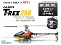 ALIGN T-Rex 250SE Super Combo + 2.4G Futaba/JR/HiTec Radio F3D RTF (Expert Built Service!)