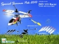Special Summer Pak! JXD 335 Racer 3ch RC Helicopter w/ Gyro! (Red Color)