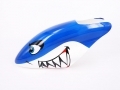 T-Rex Style Glass Fibre Canopy for 450 Helicopters (Blue QShark)