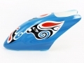 T-Rex Style Glass Fibre Canopy for 450 Helicopters (Blue Chinese Mask)