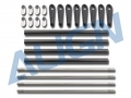 Aileron Carbon Fiber Linkage Rod Set for T-Rex 700E