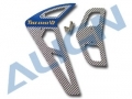 Carbon Stabilizer Set/1K Silver for T-Rex 450SE V2