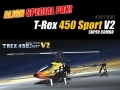 Special ALIGN Pak! T-Rex 450 SPORT V2 Super Combo w/ Extra 2250mAh 40C LiPo