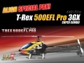 Special ALIGN Pak! T-Rex 500EFL PRO 3GX Flybarless Super Combo w/ Extra 6S1P 2600mAh 40C LiPo