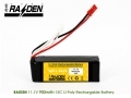RAIDEN 11.1v 900mAh 15C Li-Polymer battery w/ connector (For Esky Big Lama) Upgraded!!