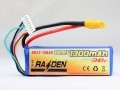 RAIDEN 22.2v 1300mAh 30C High-Voltage Li-Polymer battery for 450-class w/ XT60 connector