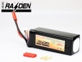 RAIDEN 22.2v 5200mAh 6S1P 25C Li-Polymer battery