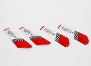 Copter V-MAX/MAX-Z Heli 6020 Main Rotor Blades (Red)