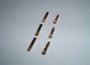 3DPro 2mm Gold Plated Spring Connector 3 Pairs Pack