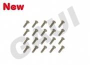 Mechine Screws-Silver(M1.4x5)x20pcs 3 pack