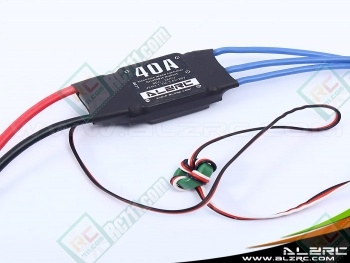 ALZRC - 40A Brushless ESC 2S-6S Lipo + BEC 3A  + connectors