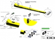 SAB Carbon Fiber Tail Locking Reinforcement (2pcs) - Goblin 630/700/770