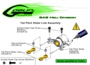 SAB Tail Pitch Slider Links - Goblin 630/700/770