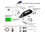 SAB Aluminum Tail Case Spacer - Goblin 630/700/770