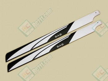 SAB 0330W White/Black 600mm FBL 3D Carbon Blade