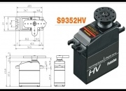 Futaba S9352HV Digital High Voltage/Torque/Speed Titanium Gear Servo