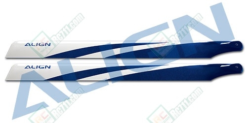 325 Carbon Fiber Blades (Blue) for T-Rex 450