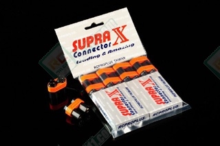 RCPROPLUS SUPRA-X REB6808 PRO D6 6mm Bullet Connectors (200A, 8 pairs)