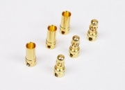 3DPro 3.5mm Gold Plated Spring Connector 3 Pairs Pack